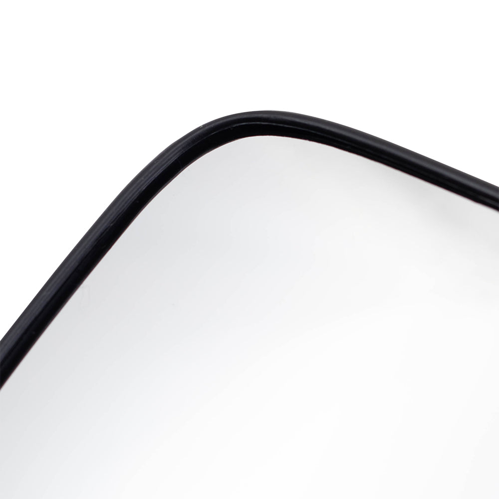 Brock Aftermarket Replacement Driver Lower Manual Tow Mirror Glass with Base Compatible with 2008-2012 Super Duty