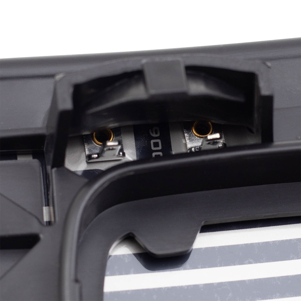 Brock Replacement Pair Power Lower Tow Mirror Glass with Bases Heated Compatible with 09-12 Super Duty Pickup