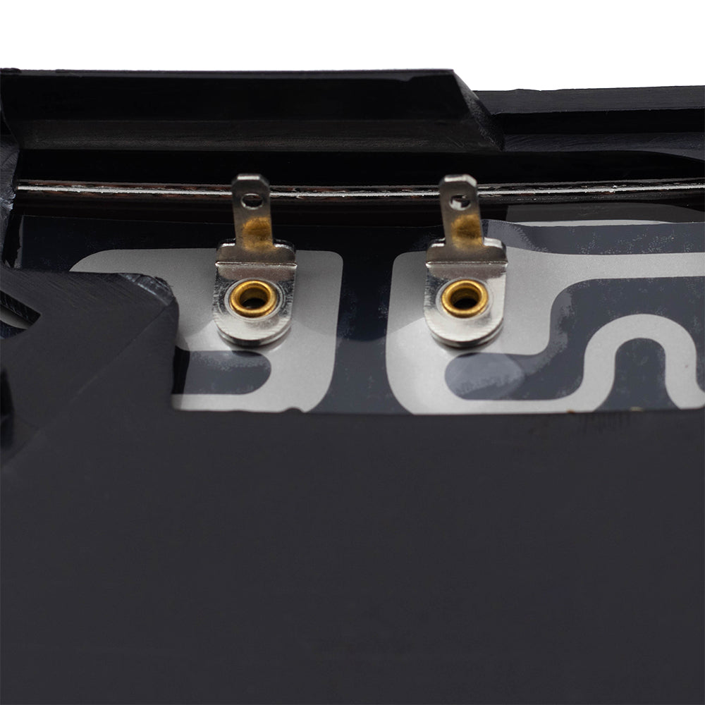 Brock Replacement Passenger Power Lower Tow Mirror Glass with Base Heated Compatible with 13-16 F250 F350 F450 Super Duty Pickup