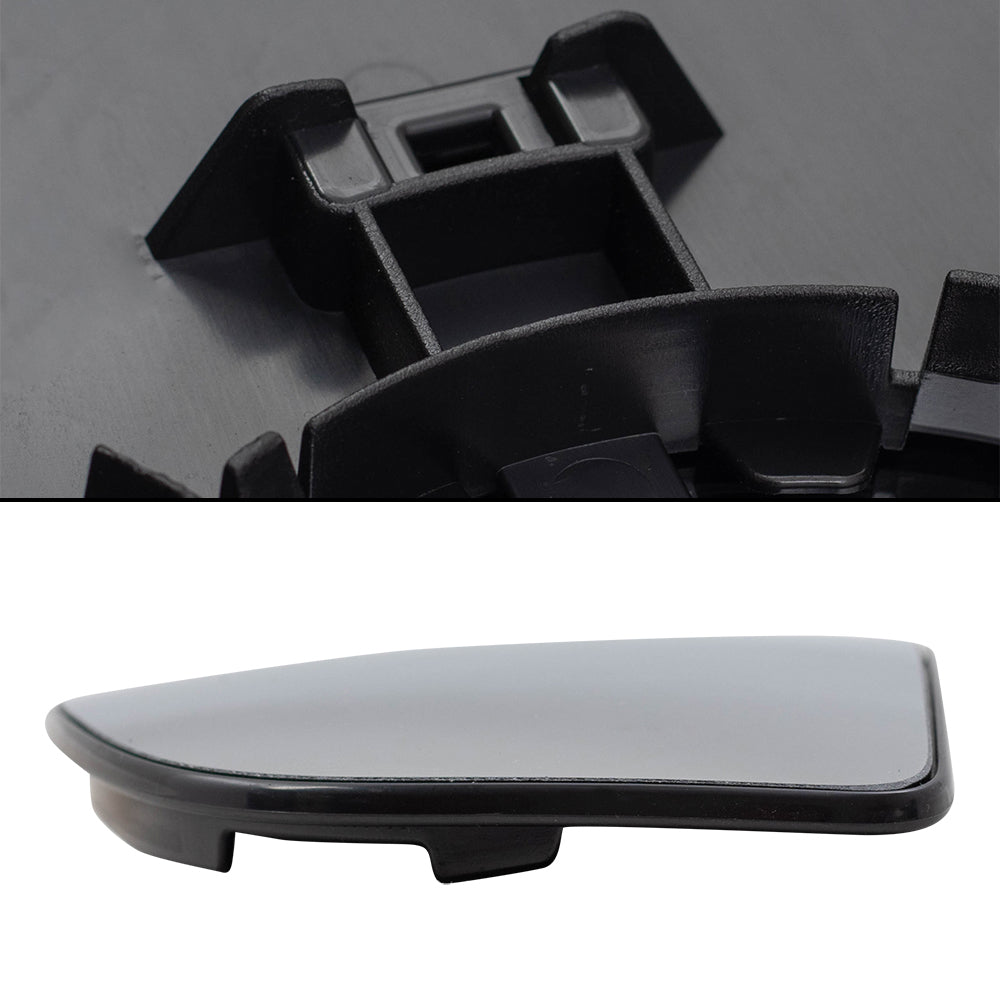 Brock Replacement Passenger Side Upper and Lower Tow Mirrors Glass & Base Set Compatible with 2015-2020 Transit
