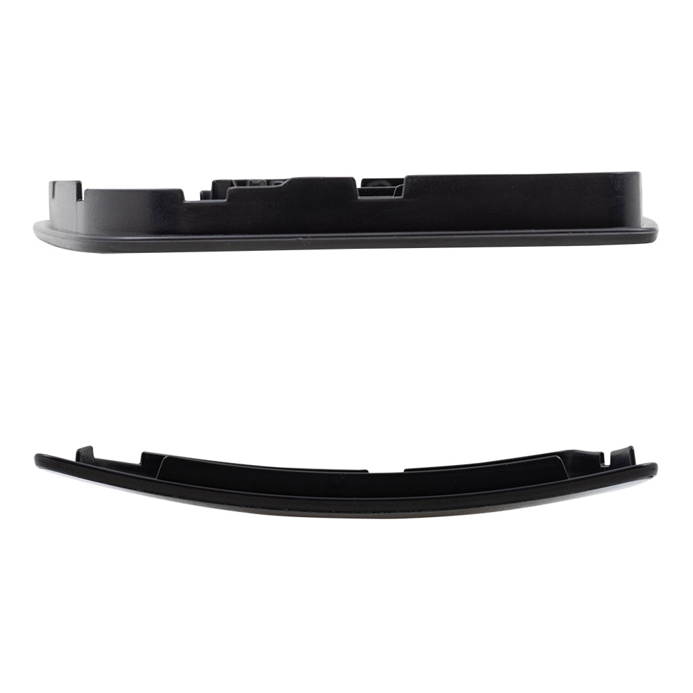 Brock Replacement Driver and Passenger Side Tow Mirrors Glass & Base 4 Piece Set Compatible with 2015-2020 Transit