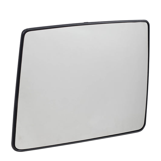 Brock Replacement Driver Tow Mirror Glass with Base Heated Compatible with 04-12 F150 Pickup Truck
