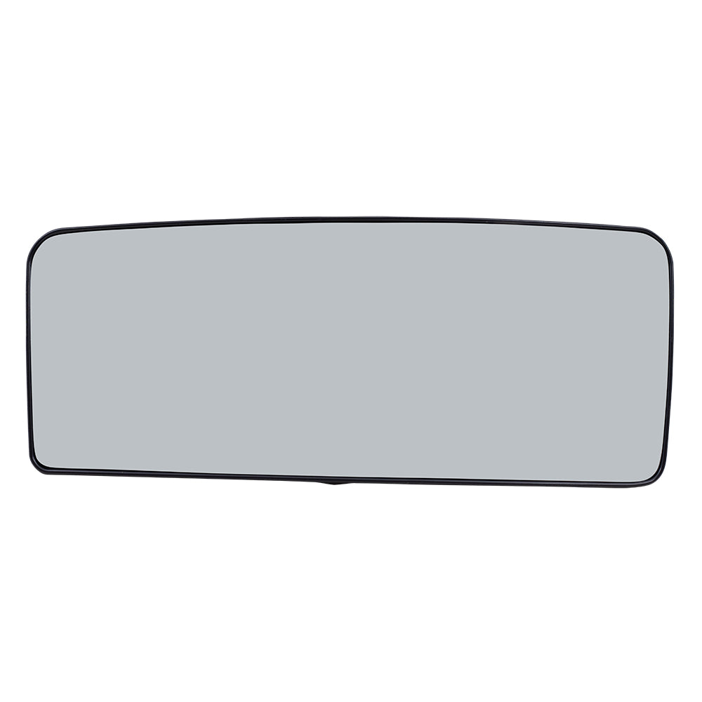 Brock Replacement Driver Tow Mirror Glass Lower with Base Compatible with 04-12 F150 Pickup Truck