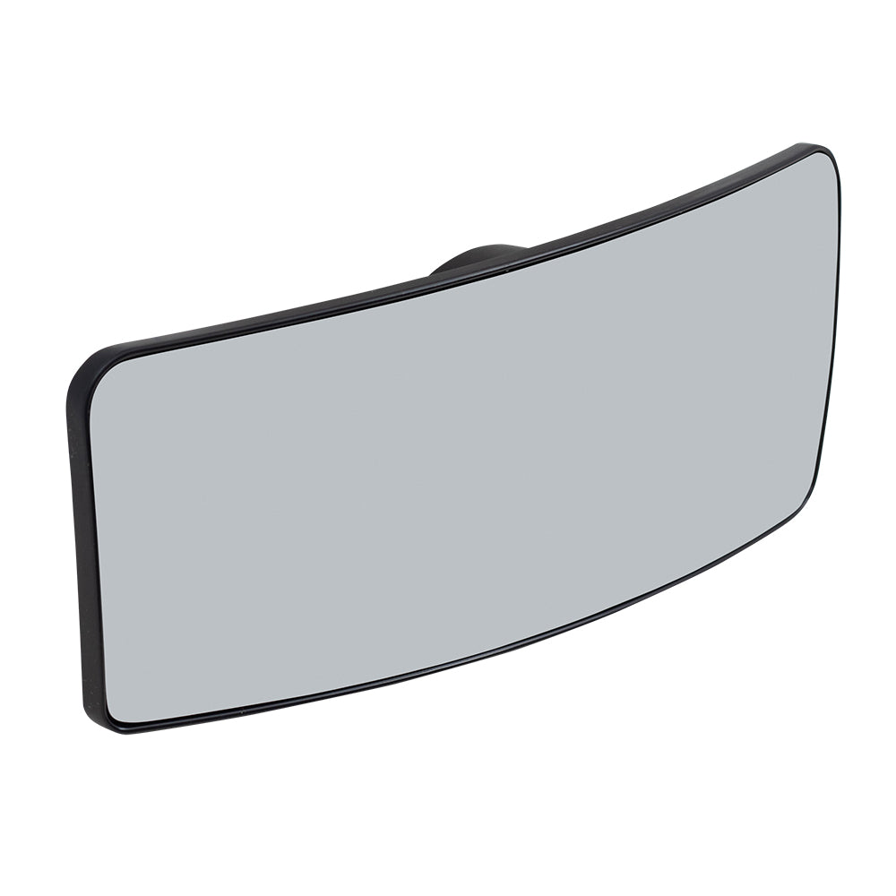 Brock Replacement Driver Tow Mirror Glass Lower with Base Compatible with 04-12 F150 Pickup Truck