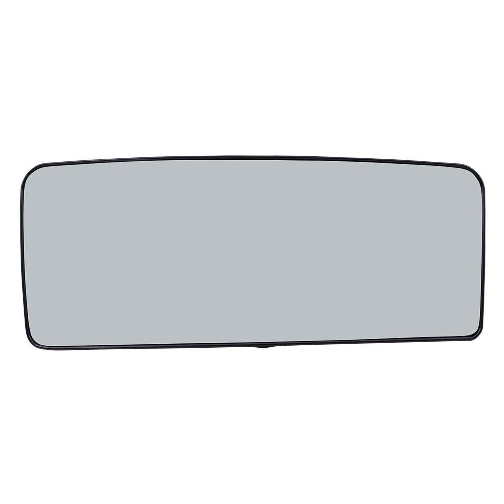 Brock Replacement Passenger Tow Mirror Glass Lower with Base Compatible with 04-12 F150 Pickup Truck