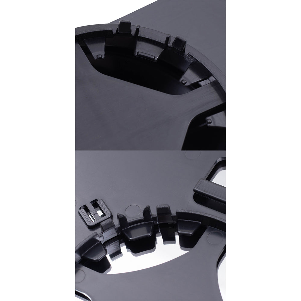 Brock Replacement Drivers Upper and Lower Tow Mirror Glass and Bases without Heat Compatible with 07-12 F150 F-150