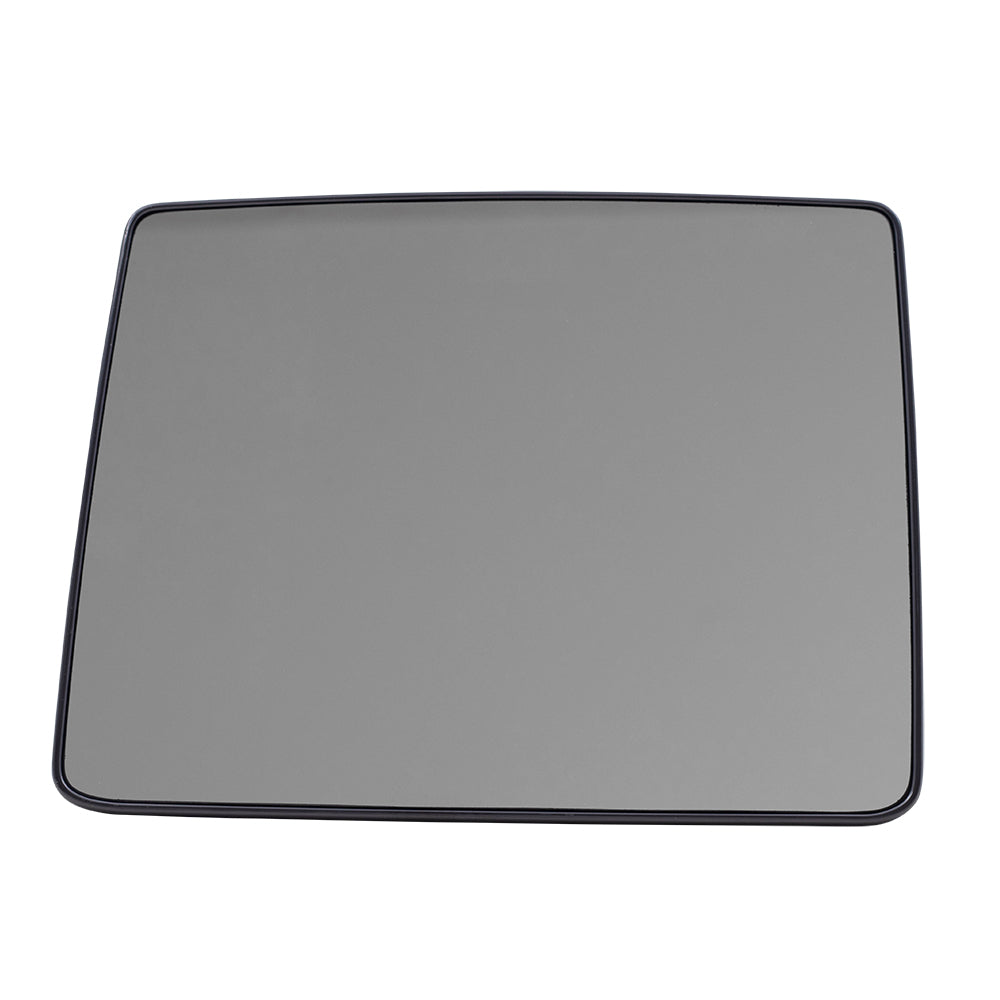 Brock Replacement Driver Tow Mirror Glass Upper with Base Compatible with 2004-2014 F150 Pickup Truck