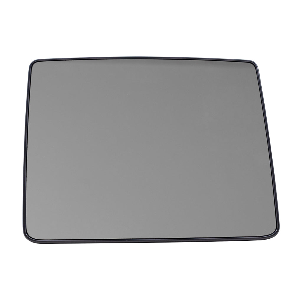Brock Replacement Passenger Tow Mirror Glass Upper with Base Compatible with 2004-2014 F150 Pickup Truck