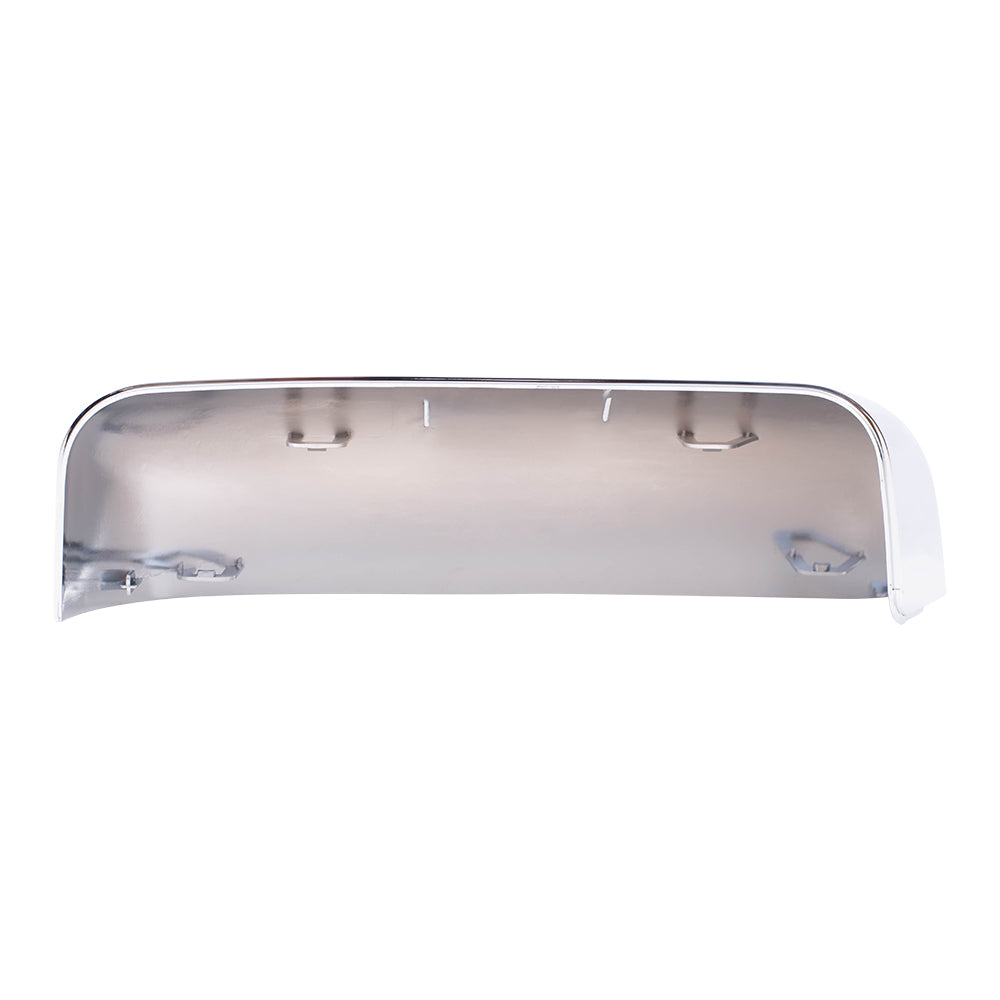 Replacement Drivers Tow Mirror Cover Chrome Compatible with 07-14 F150 8L3Z 17D743 AA