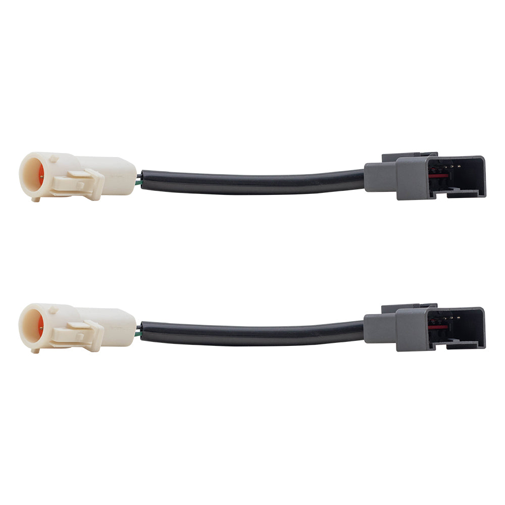 Replacement Pair Tow Mirror Adapters Compatible with 1999-2007 Super Duty Pickup Truck