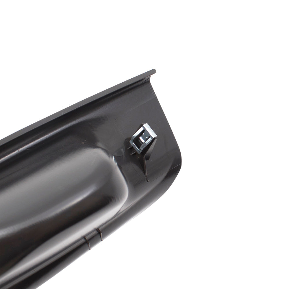 Brock Replacement Driver and Passenger Side Gray Inside Door Pull Handle Switches Housing Set Compatible with 1999-2004 Mustang Convertible with Power Windows