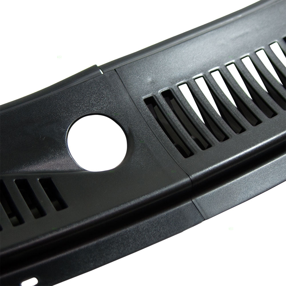 Brock Replacement Set Halogen Headlights with Cowl Grille Panel Compatible with 01-04 Mustang Coupe Convertible