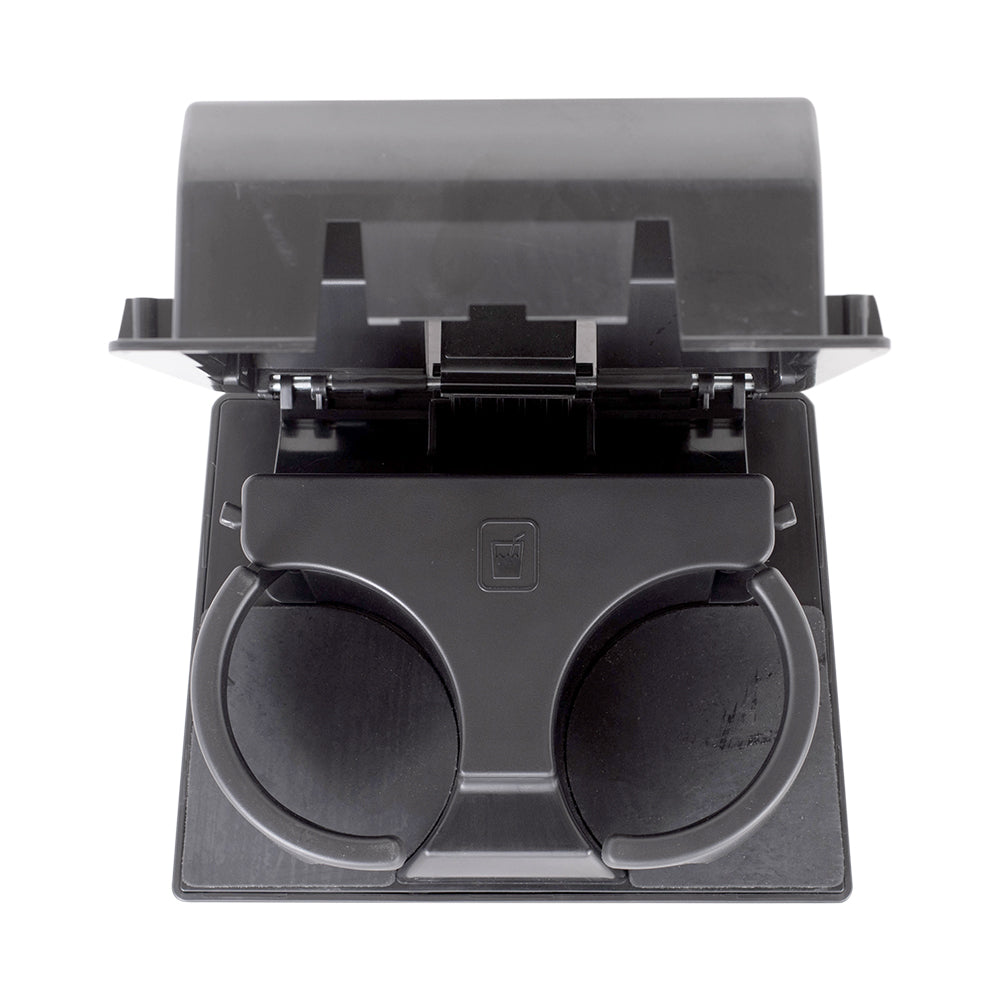 Brock Replacement Black in-Dash Instrument Panel Cup Holder Compatible with 2008-2016 Super Duty