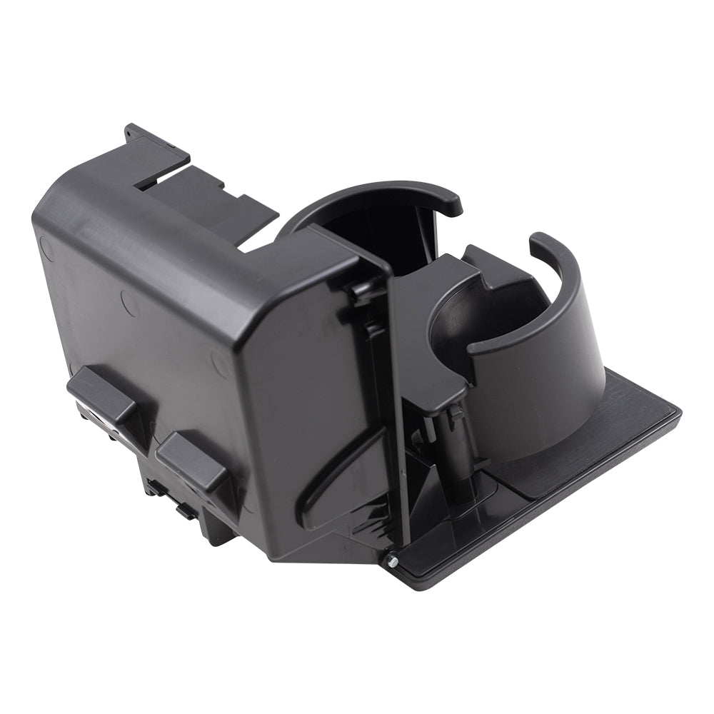 Brock Replacement Black in-Dash Instrument Panel Cup Holder Compatible with 2008-2016 Super Duty