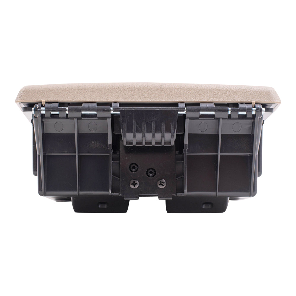 Brock Replacement Tan (Camel) in-Dash Instrument Panel Cup Holder Compatible with 2008-2010 Super Duty