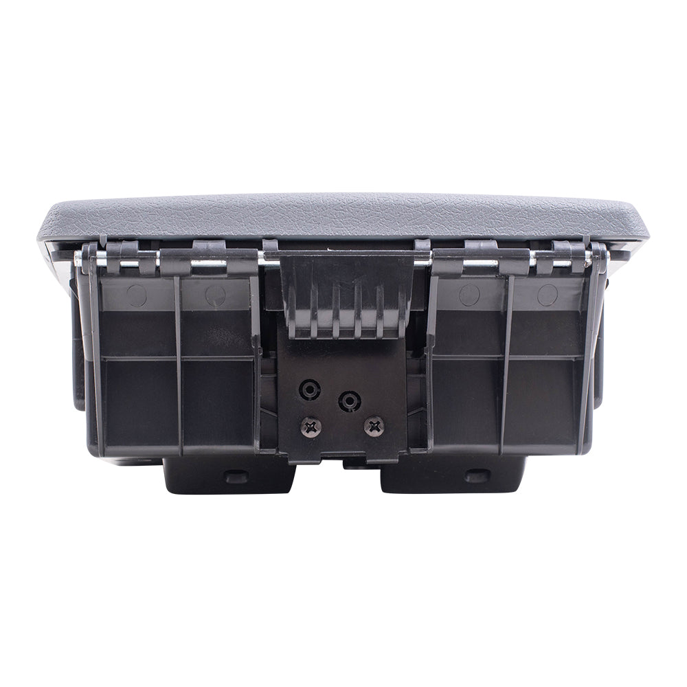 Brock Replacement Gray (Steel) in-Dash Instrument Panel Cup Holder Compatible with 2011-2016 Super Duty