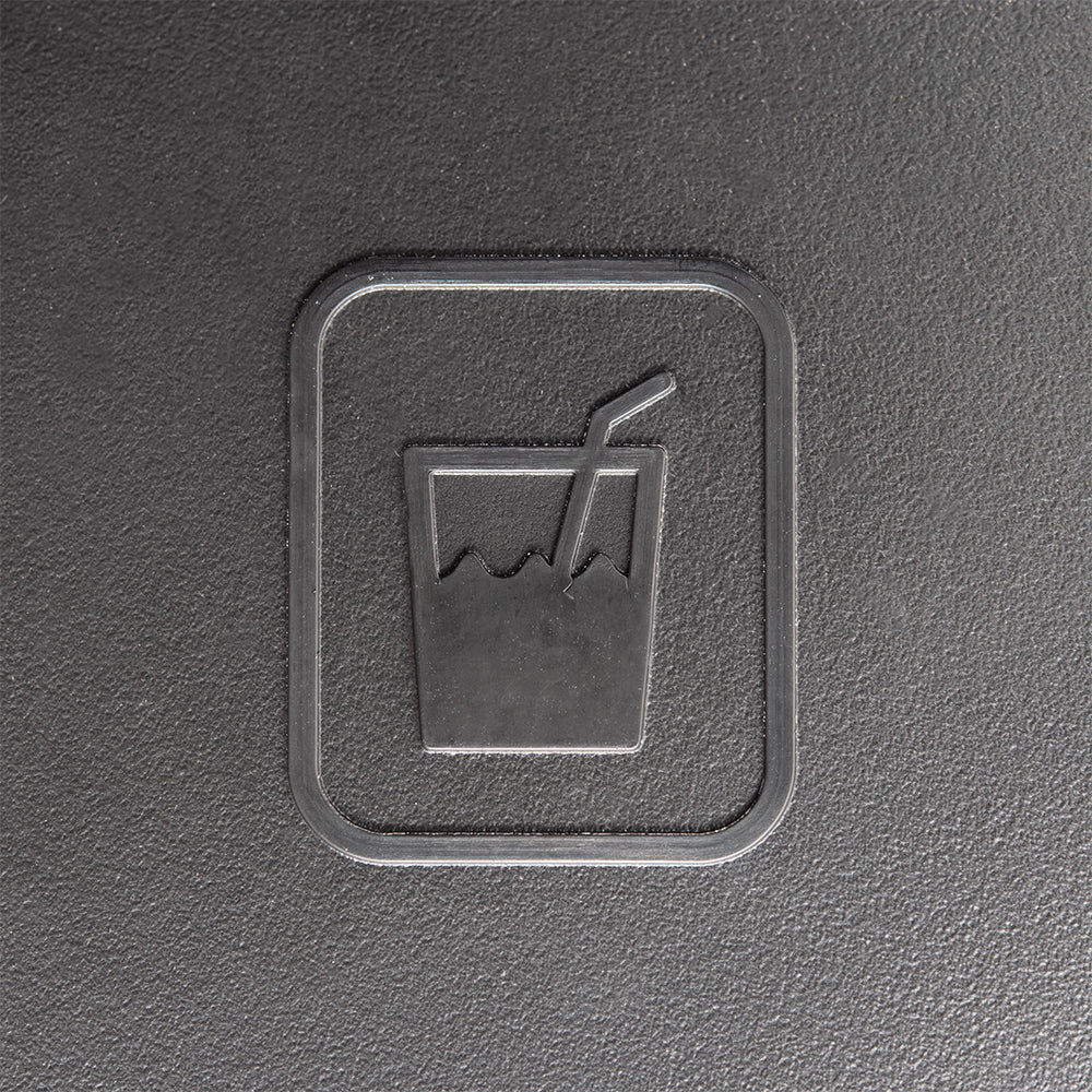 Brock Replacement Gray (Steel) in-Dash Instrument Panel Cup Holder Compatible with 2011-2016 Super Duty