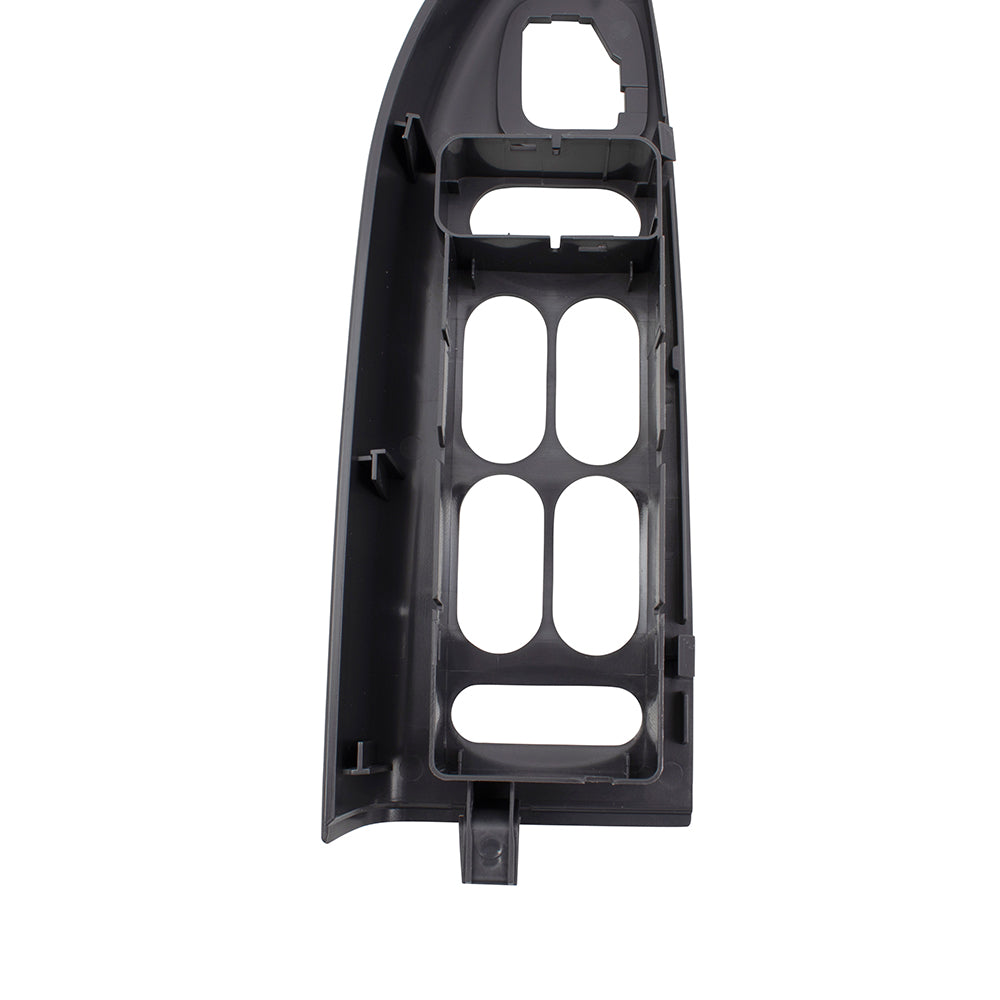 Driver Dark Gray Front Power Wndow Switch Bezel fits 01-03 Ford F150 Crew Cab