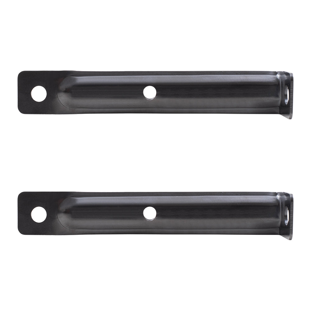 Brock Replacement Side Rear Side Bumper Brackets Set Compatible with 2009-2014 Ford F-150 Styleside