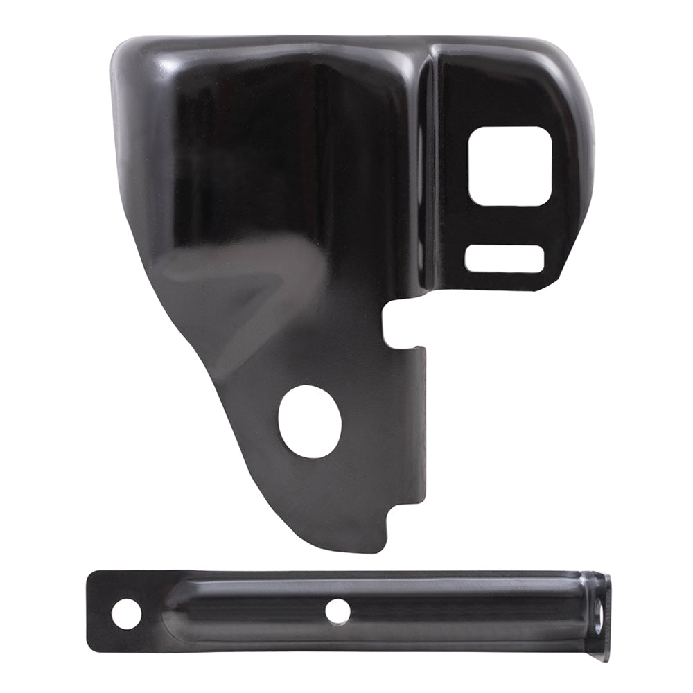 Brock Replacement Rear Driver Side Bumper Bracket and Side Bumper Bracket Compatible with 2009-2014 F-150 Styleside ONLY