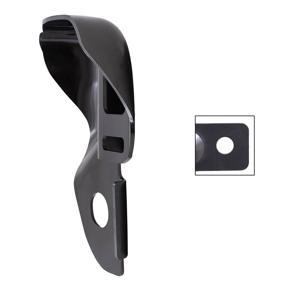 Brock Replacement Rear Passenger Side Bumper Bracket and Side Bumper Bracket Compatible with 2009-2014 F-150 Styleside ONLY