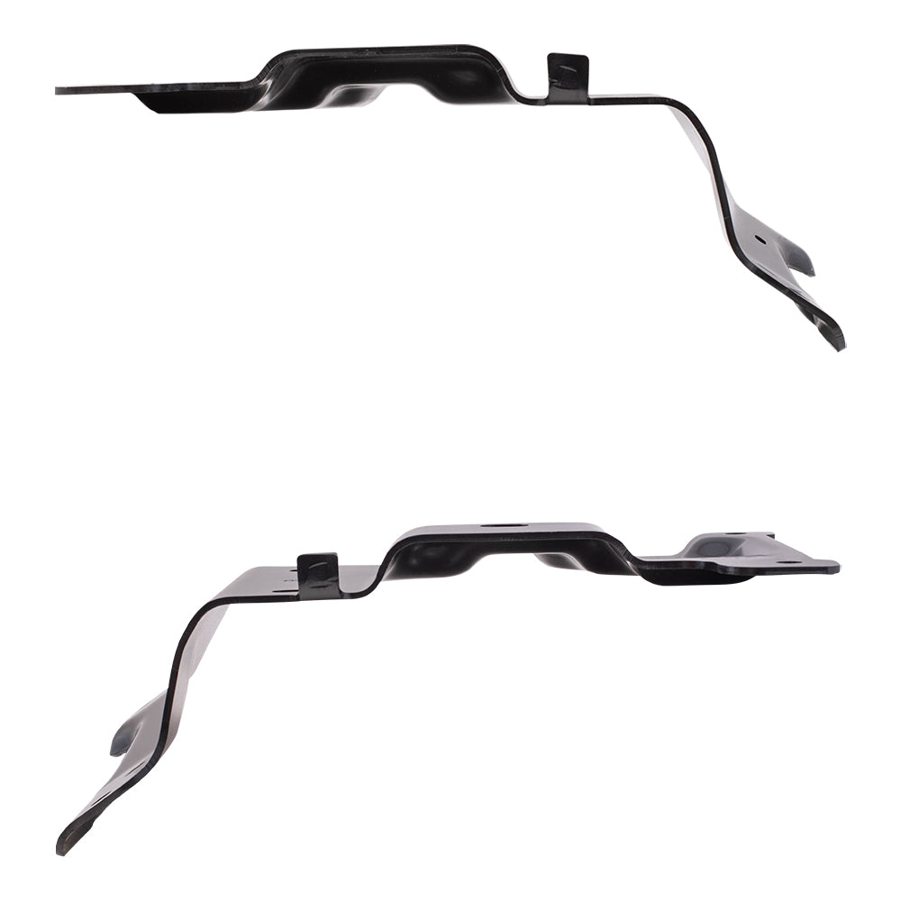 Brock Replacement Front Driver and Passenger Side Bumper Mounting Brackets Compatible with 2018-2020 F-150