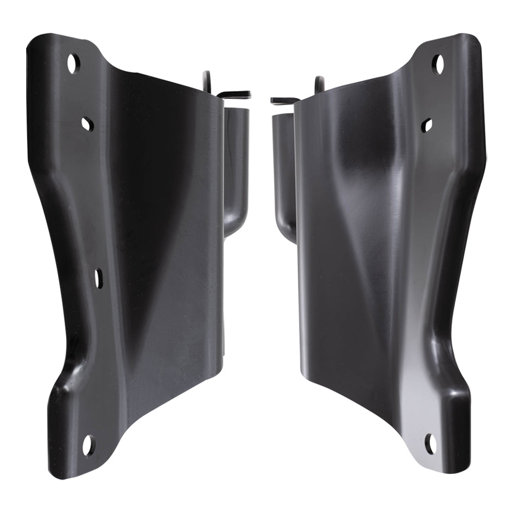 Brock Replacement Front Driver and Passenger Side Bumper Mounting Brackets Compatible with 2018-2020 F-150