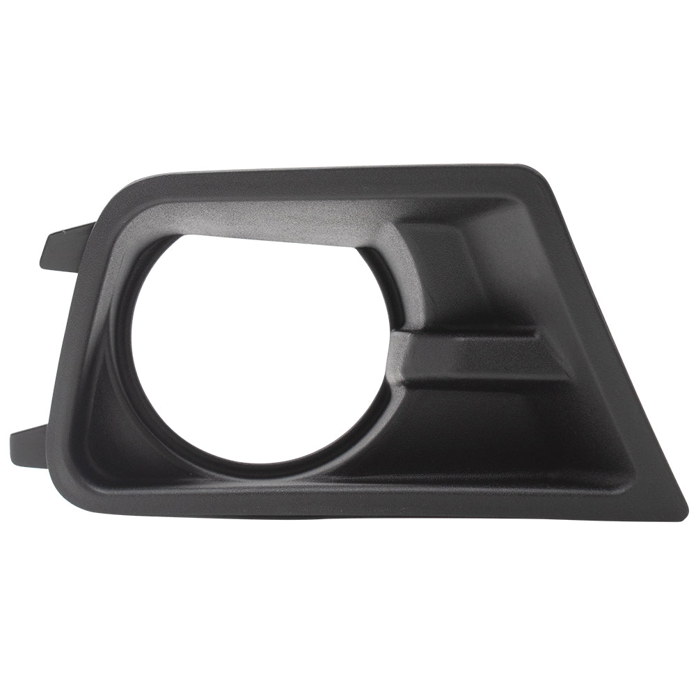 Brock Replacement Passengers Fog Light Trim Lamp Molding Hole Cover Insert Bezel Compatible with 10-12 Mustang AR3Z17E810BA FO1039138