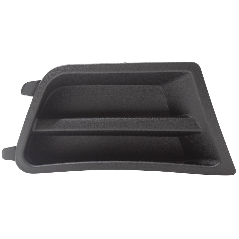 Brock Replacement Pair Set Front Bumper Fog Light Cover Inserts Compatible with 10-12 Mustang WITHOUT fog lamps FO1038137 FO1039137 AR3Z17E811AA AR3Z17E810AA