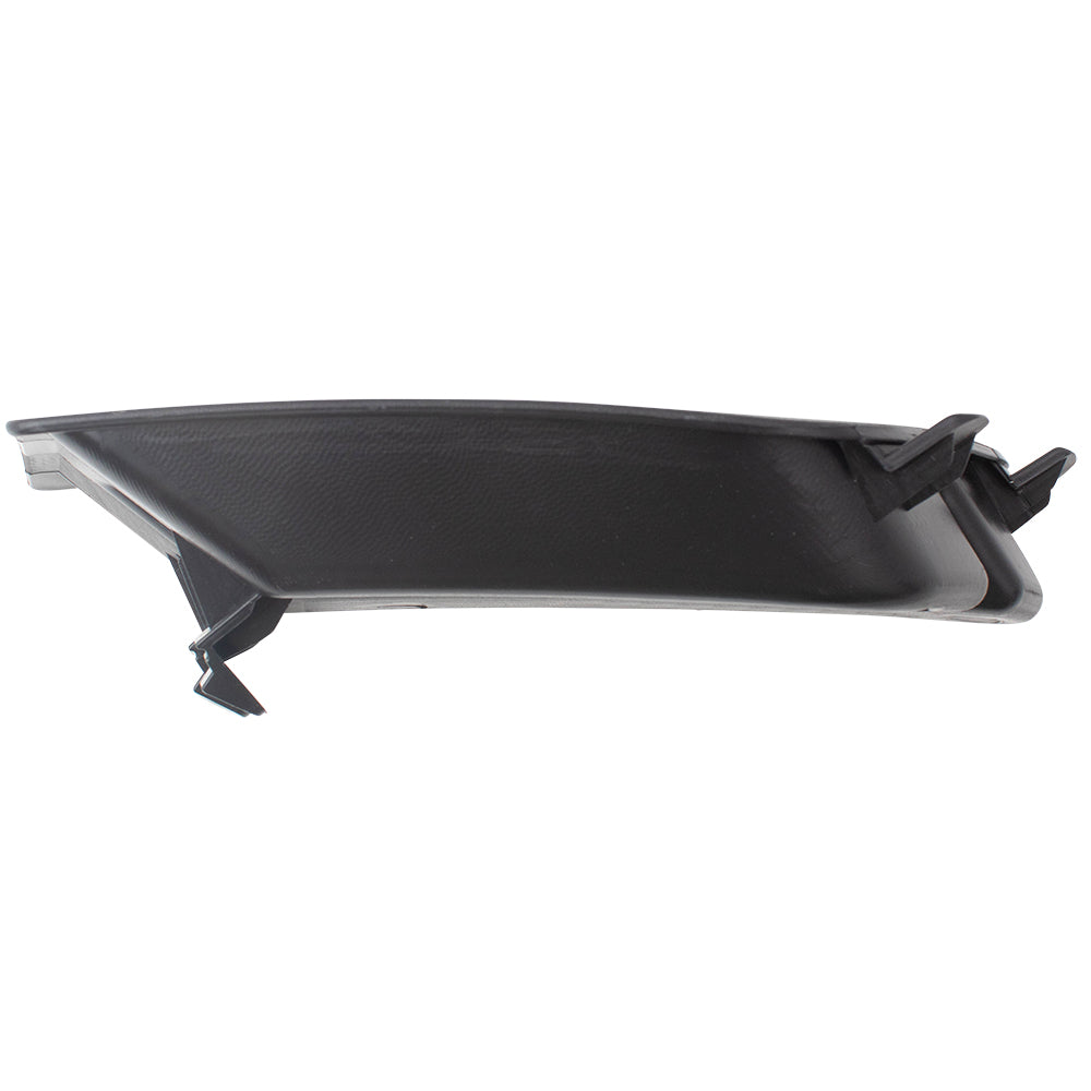 Brock Replacement Pair Set Front Bumper Fog Light Cover Inserts Compatible with 10-12 Mustang WITHOUT fog lamps FO1038137 FO1039137 AR3Z17E811AA AR3Z17E810AA