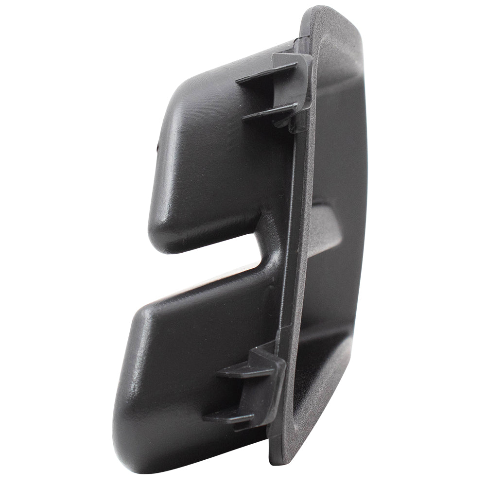 Brock Replacement Pair Set Front Bumper Fog Light Cover Inserts Compatible with 10-12 Mustang WITHOUT fog lamps FO1038137 FO1039137 AR3Z17E811AA AR3Z17E810AA