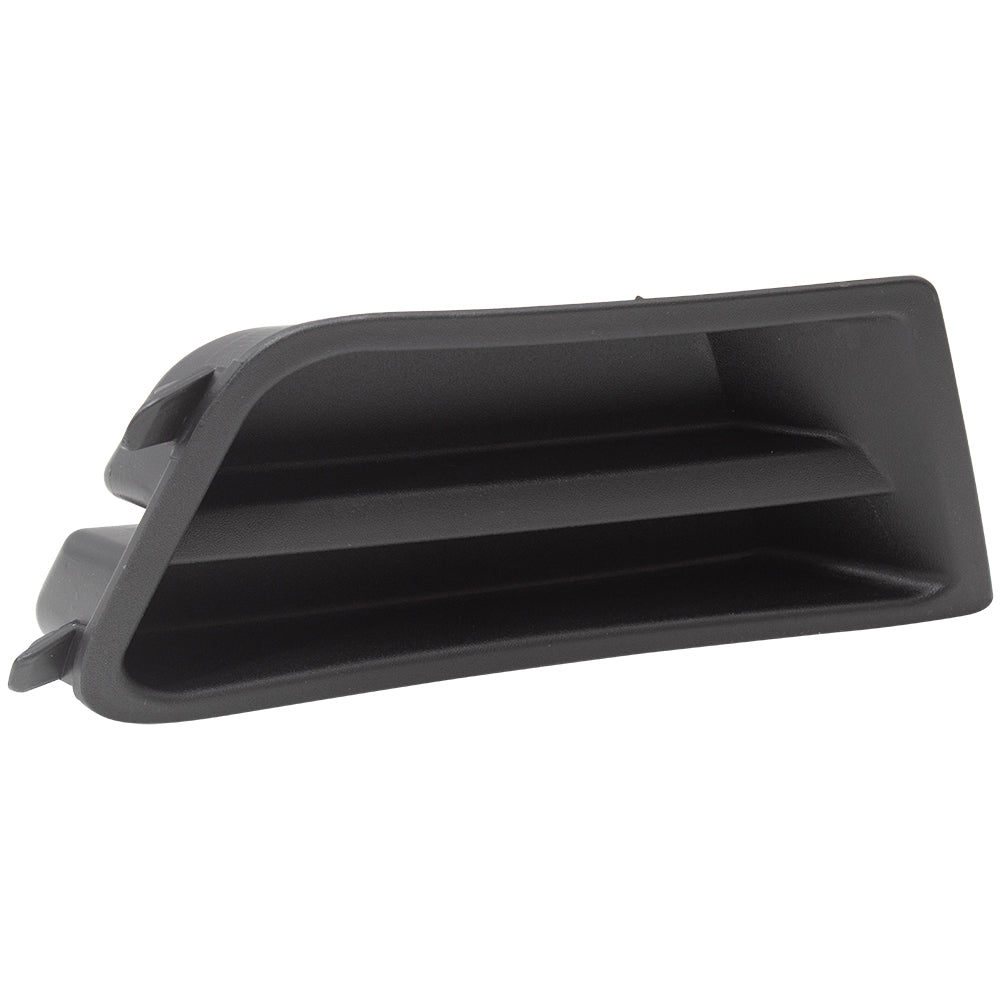 Brock Replacement Passengers Front Bumper Fog Light Cover Insert Compatible with 10-12 Mustang WITHOUT fog lamps FO1039137 AR3Z17E810AA