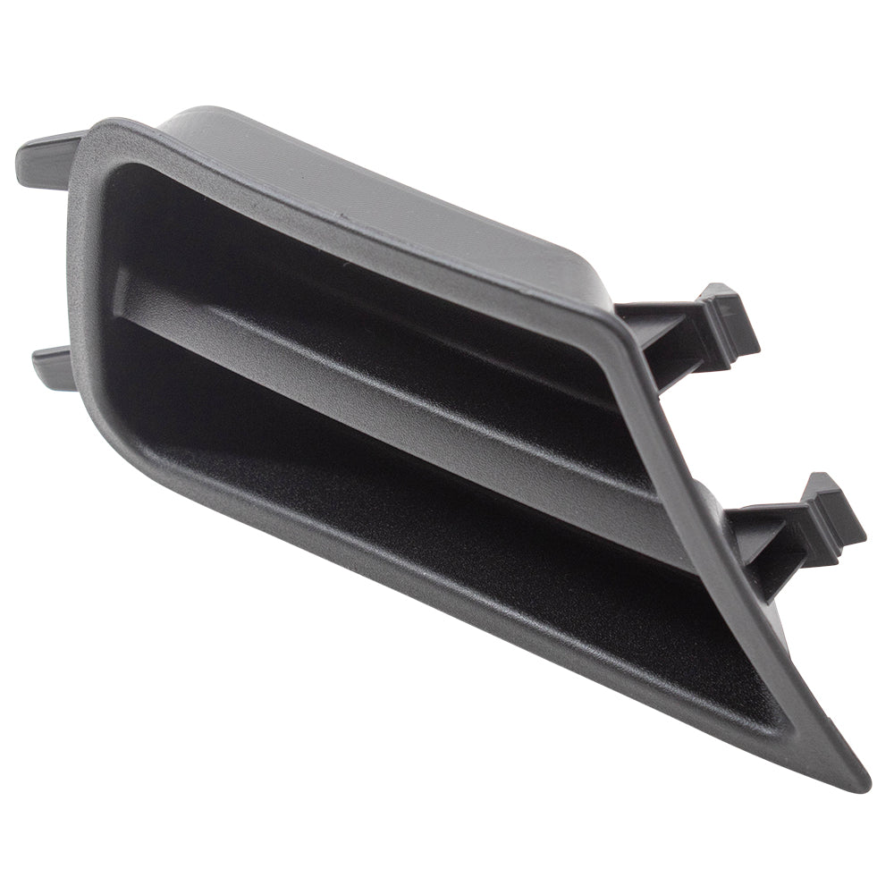 Brock Replacement Passengers Front Bumper Fog Light Cover Insert Compatible with 10-12 Mustang WITHOUT fog lamps FO1039137 AR3Z17E810AA