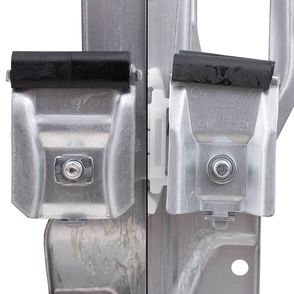 Brock Aftermarket Replacement Part Front & Rear Driver Side Power Window Regulators w/Motor Set Compatible with 2011-2014 Ford F-150 Crew Cab ONLY