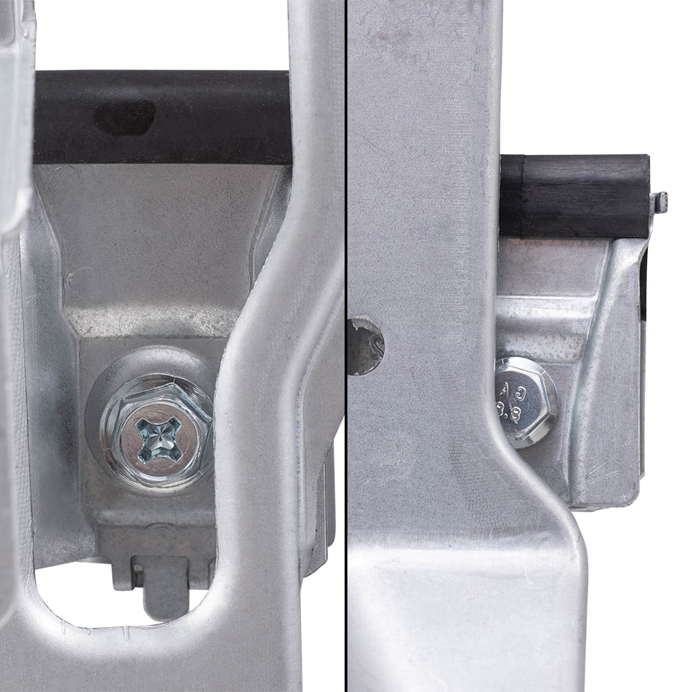 Brock Aftermarket Replacement Part Front & Rear Driver Side Power Window Regulators w/Motor Set Compatible with 2011-2014 Ford F-150 Crew Cab ONLY