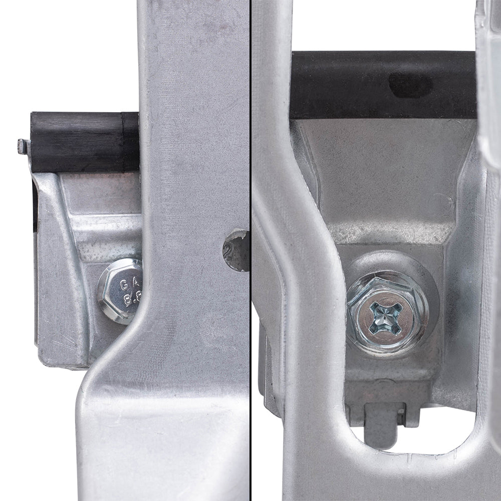 Brock Aftermarket Replacement Part Driver & Passenger Side Power Window Regulators w/Motor 4 Piece Set Compatible with 2011-2014 Ford F-150 Crew Cab ONLY