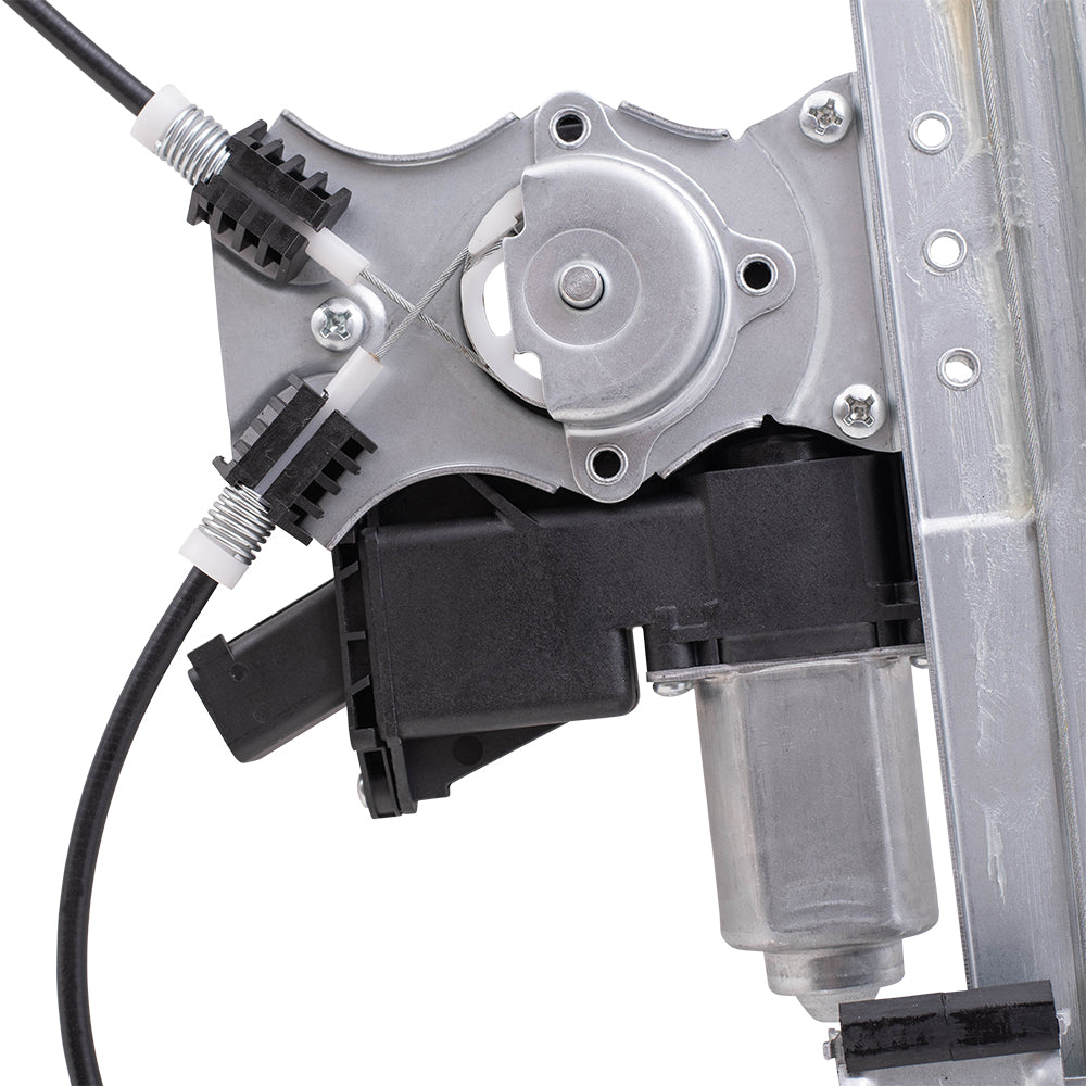 Brock Aftermarket Replacement Part Front Driver & Passenger Side Power Window Regulators with Motor Set Compatible with 2011-2014 Ford F-150