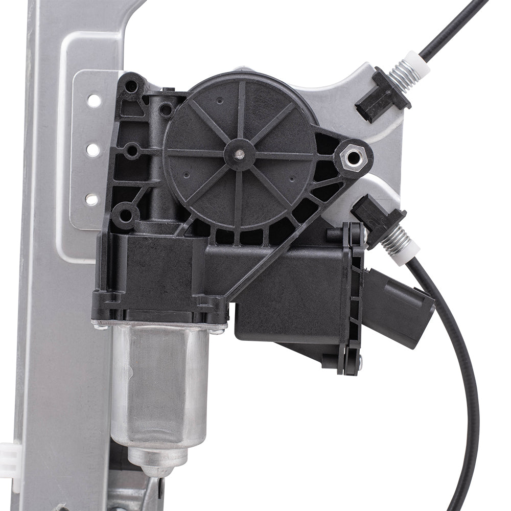 Brock Aftermarket Replacement Part Front Driver & Passenger Side Power Window Regulators with Motor Set Compatible with 2011-2014 Ford F-150