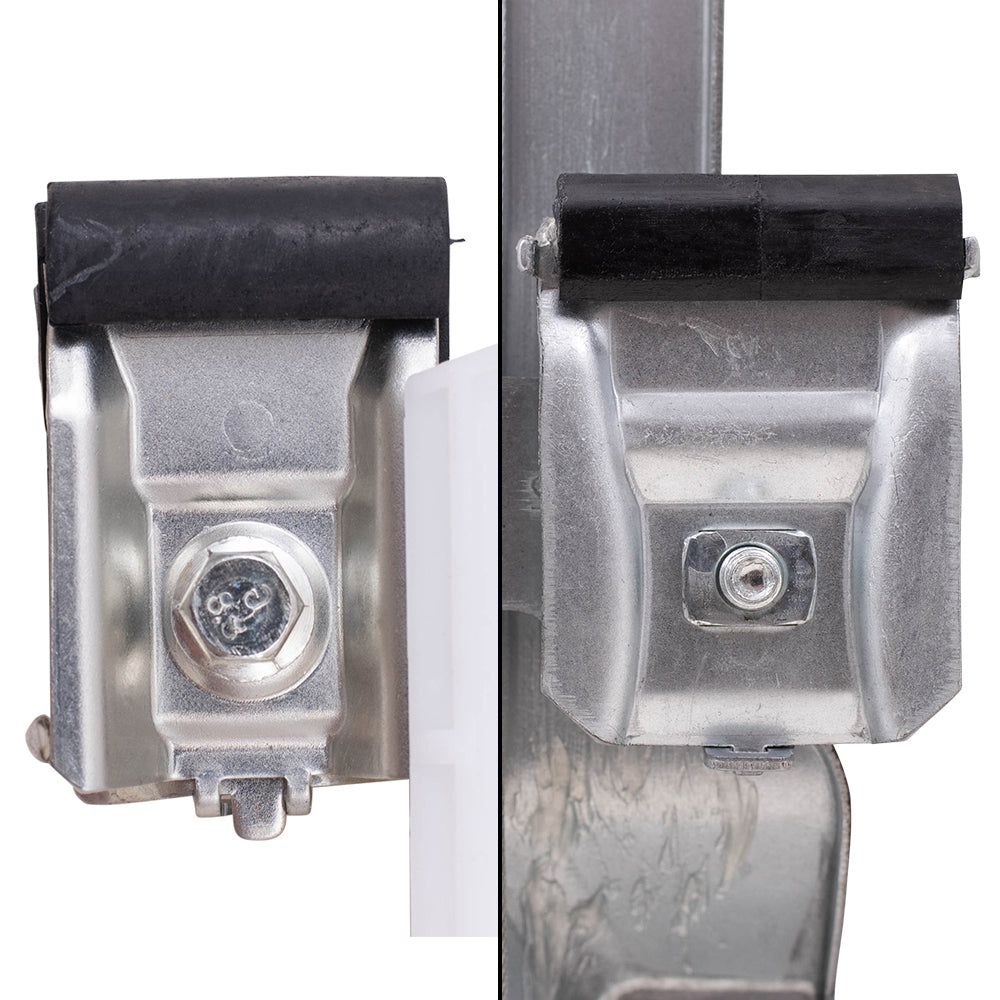 Brock Aftermarket Replacement Part Front & Rear Passenger Side Power Window Regulators w/Motor Set Compatible with 2011-2014 Ford F-150 Extended Cab ONLY