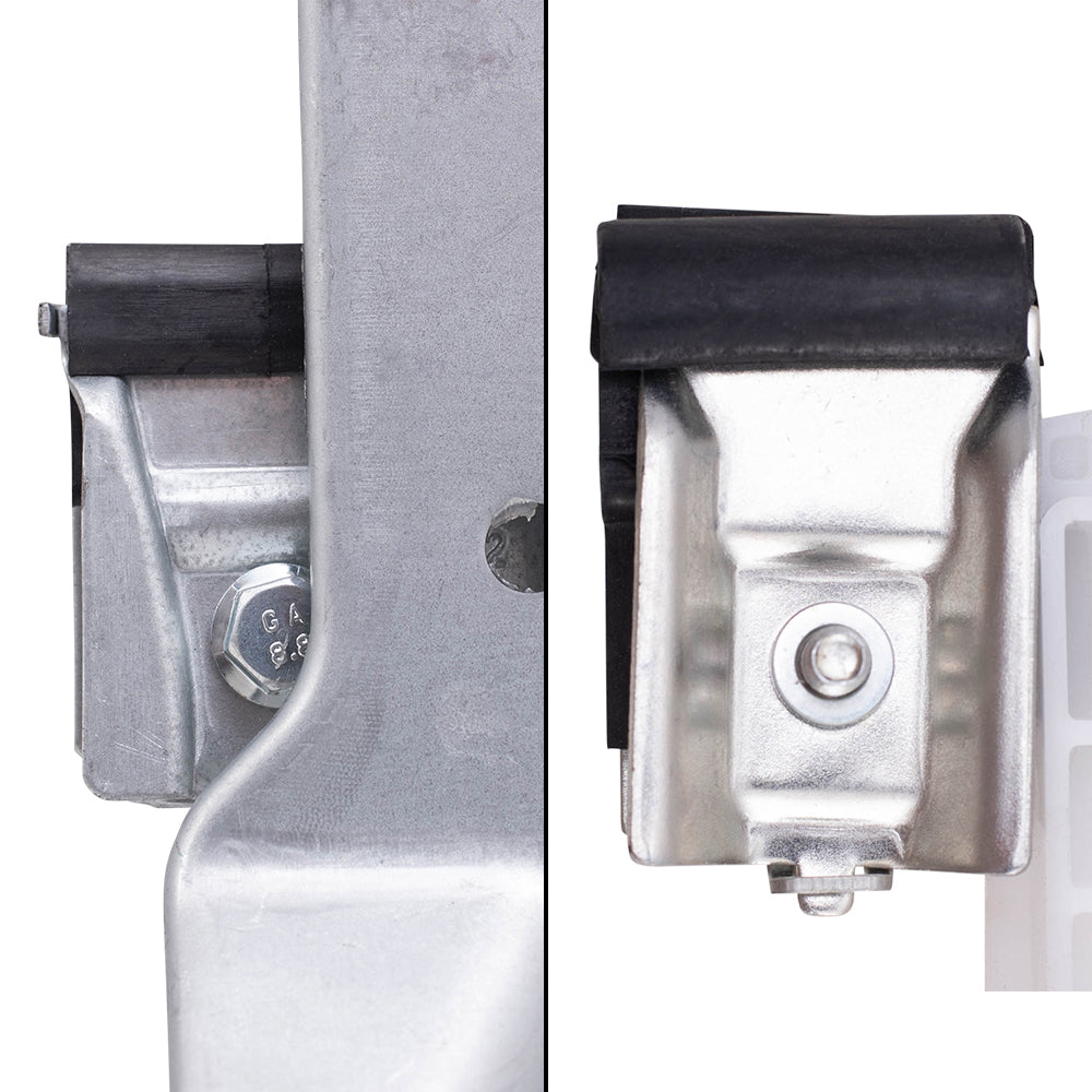 Brock Aftermarket Replacement Part Front & Rear Passenger Side Power Window Regulators w/Motor Set Compatible with 2011-2014 Ford F-150 Extended Cab ONLY