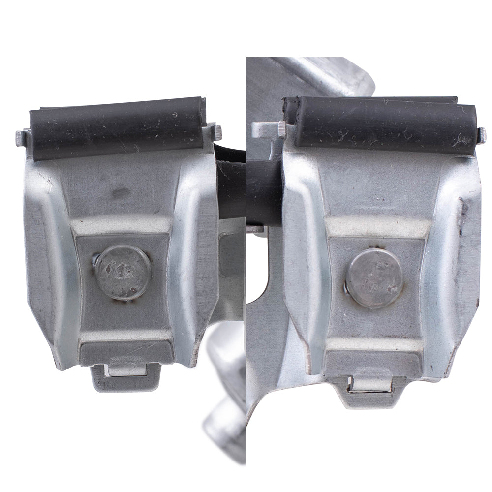 Brock Replacement Driver Side Front and Rear Power Window Regulators with Motor-6 Pin Connector and One-Touch Open/Close Compatible with 2013-2019 Escape