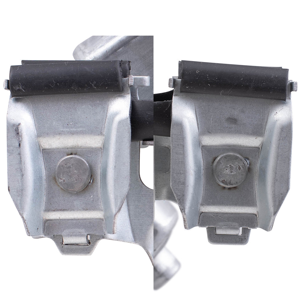 Brock Replacement Passenger Side Front and Rear Power Window Regulators with Motor-6 Pin Connector and One-Touch Open/Close Compatible with 2013-2019 Escape
