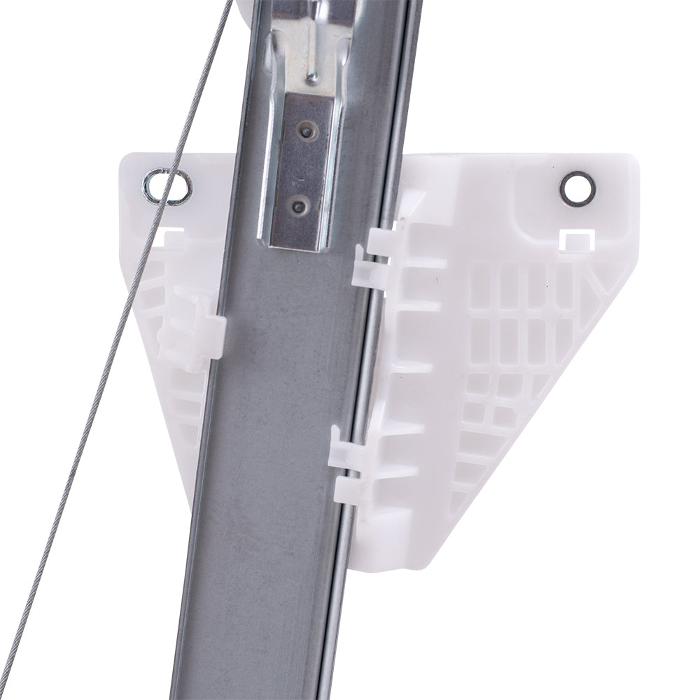 Brock Aftermarket Replacement Rear Driver Left Passenger Right Power Window Regulators with Motor 2 Pin Connector and One Touch Open Compatible with 2013-2019 Ford Escape
