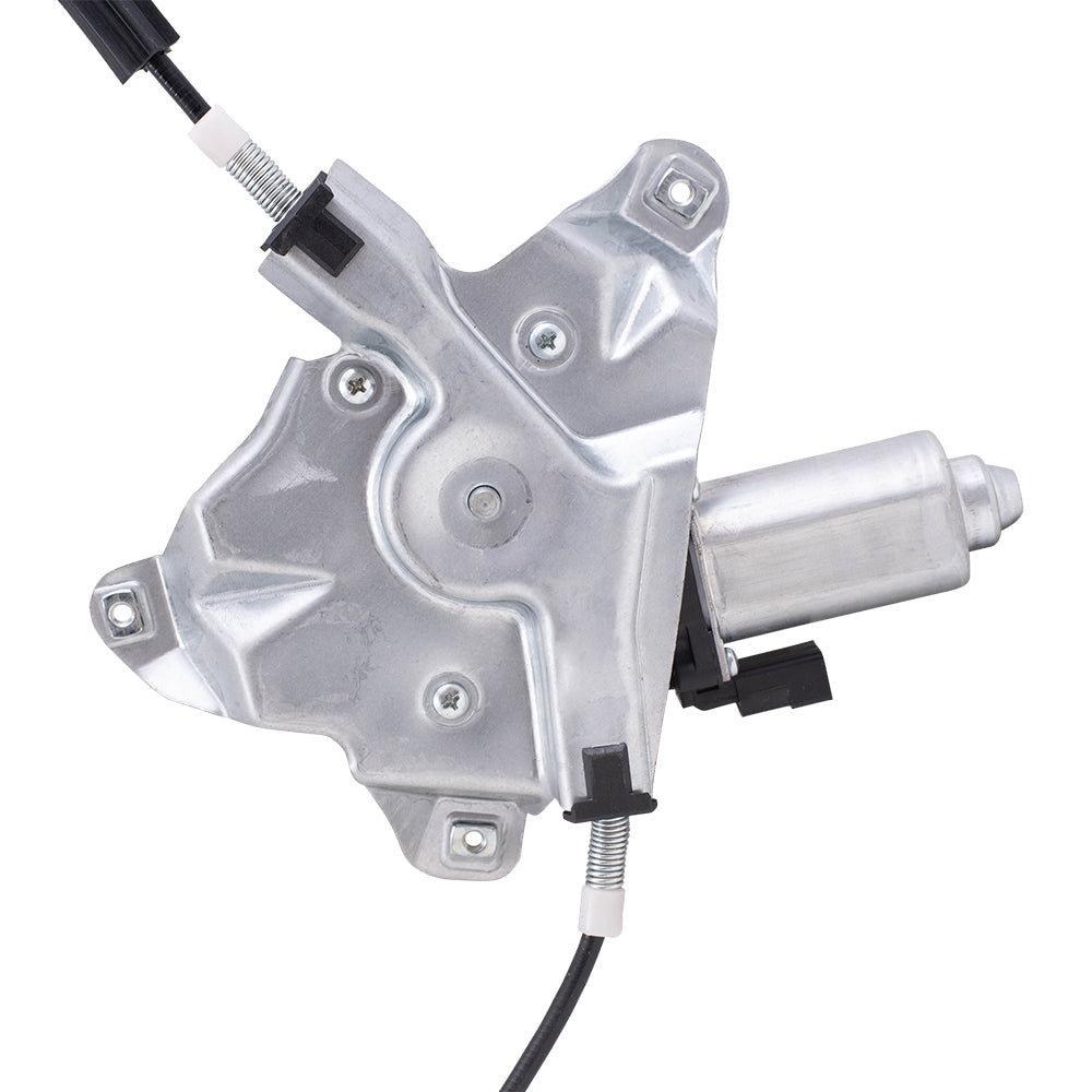 Brock Replacement Driver and Passenger Side Front Power Window Regulators w/ Motor Compatible with 10-13 Transit Connect