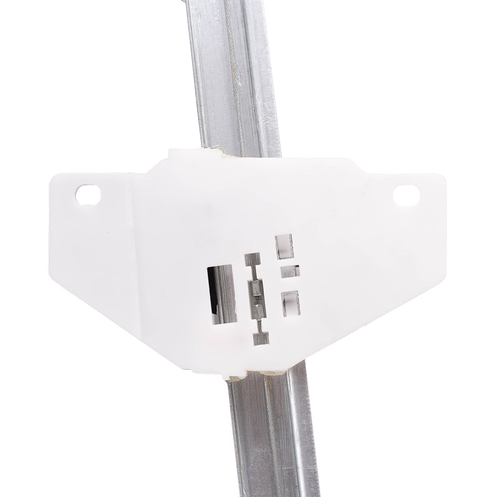Brock Replacement Driver and Passenger Side Front Power Window Regulators w/ Motor Compatible with 10-13 Transit Connect