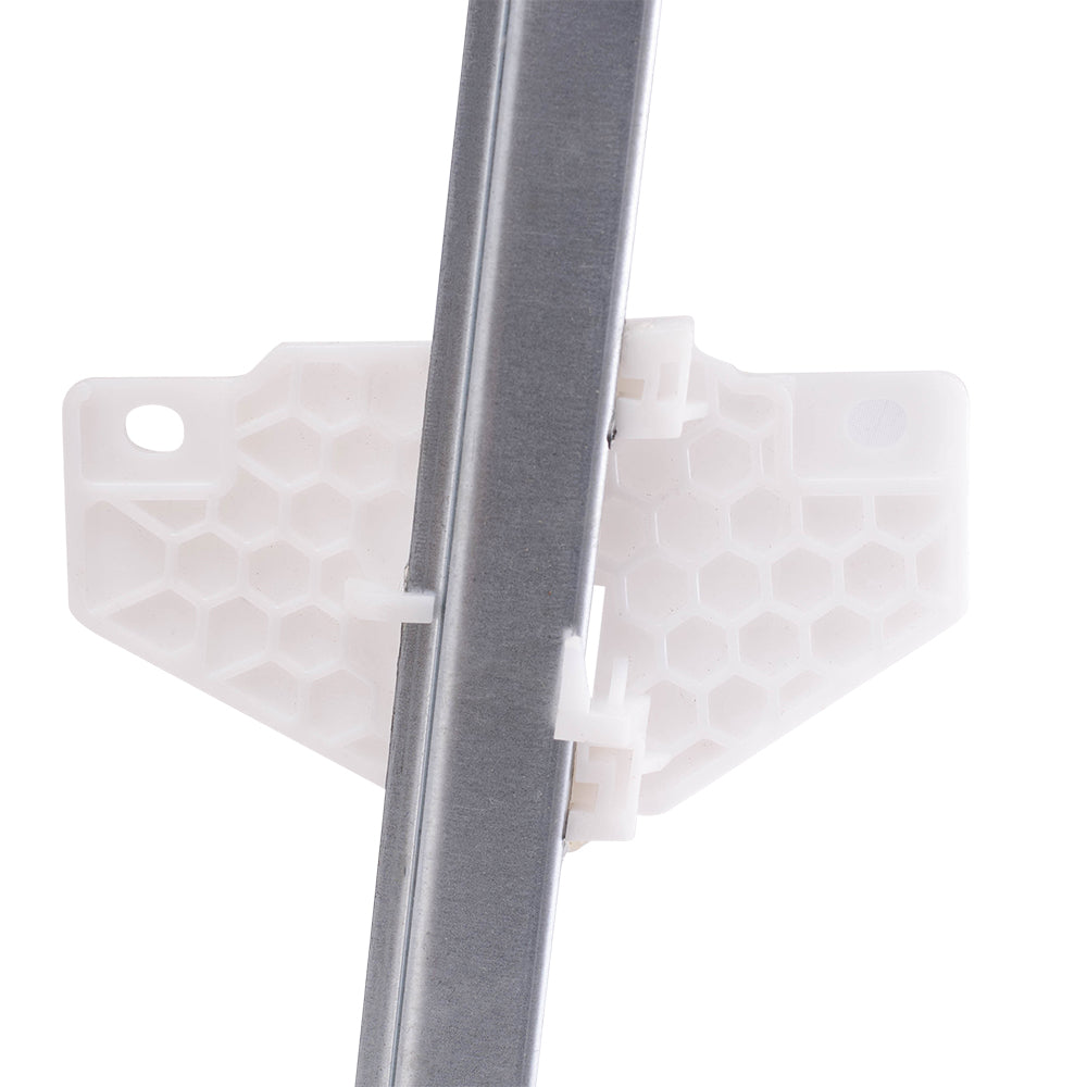 Brock Replacement Driver and Passenger Side Front Power Window Regulators w/ Motor Compatible with 10-13 Transit Connect