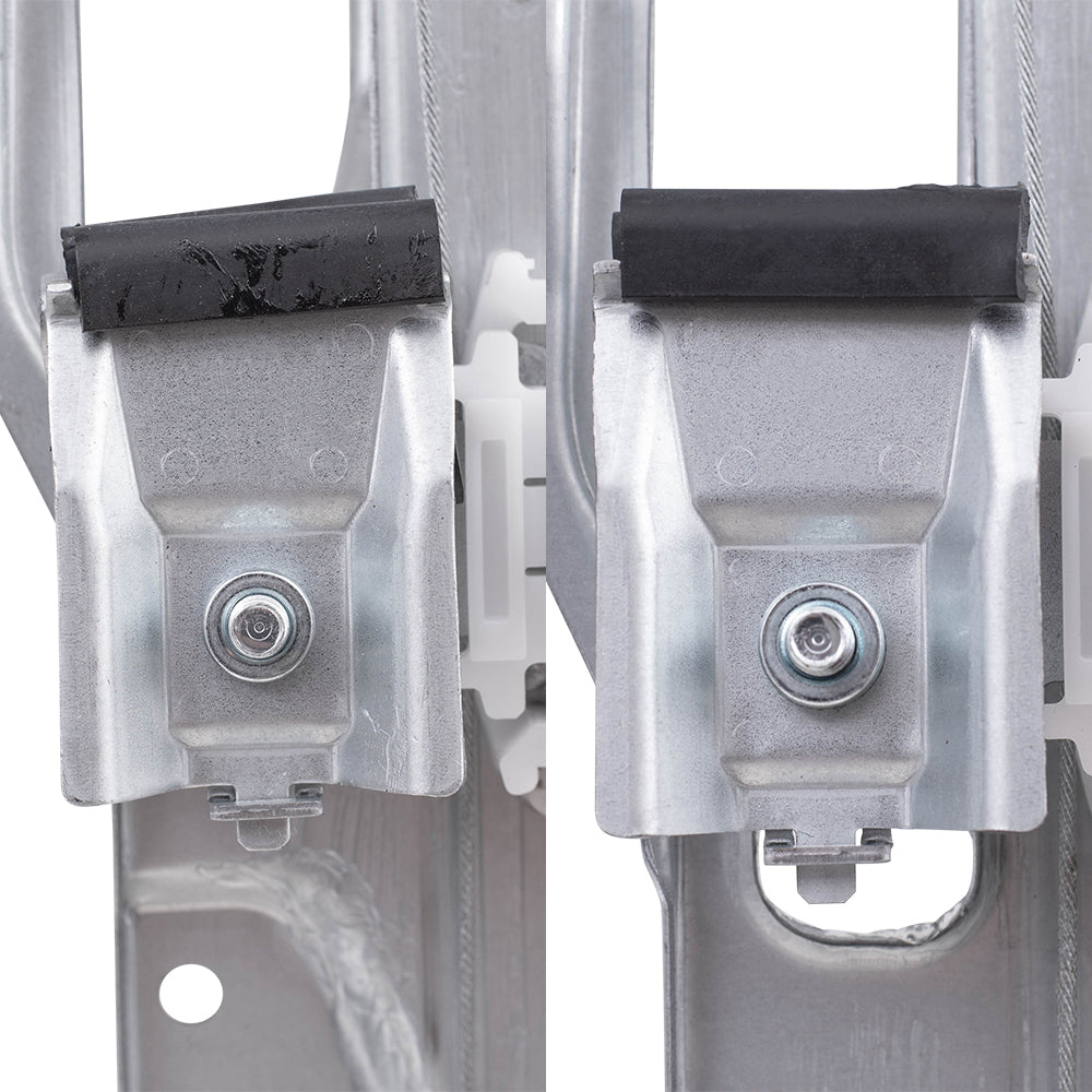 Brock Aftermarket Replacement Front and Rear Passenger Right Power Window Regulators with Motor Compatible with 2009-2010 Ford F-150