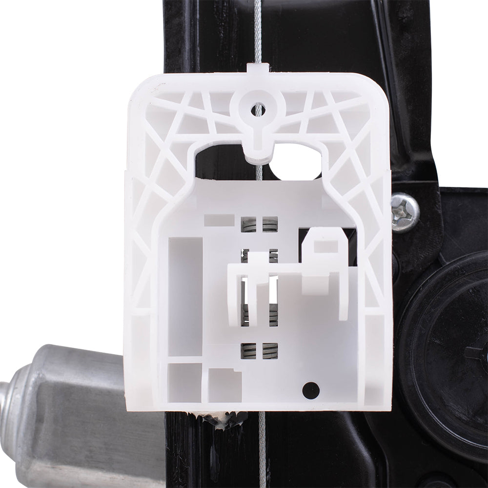 Brock Aftermarket Replacement Rear Driver Left Passenger Right Power Window Regulator Set with Motor-6 Pin Connector and One-touch Open/Close Compatible with 2012-2018 Ford Focus