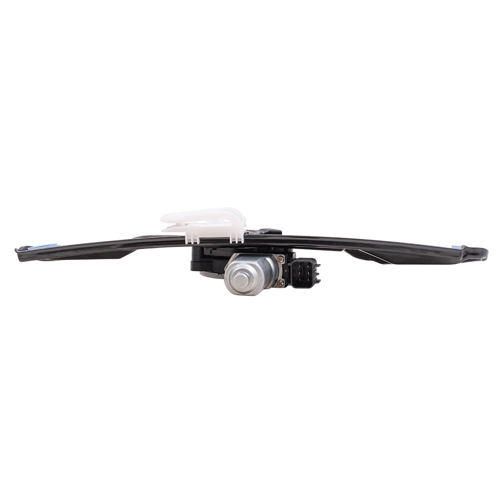 Brock Aftermarket Replacement Rear Driver Left Passenger Right Power Window Regulator Set with Motor-6 Pin Connector and One-touch Open/Close Compatible with 2012-2018 Ford Focus