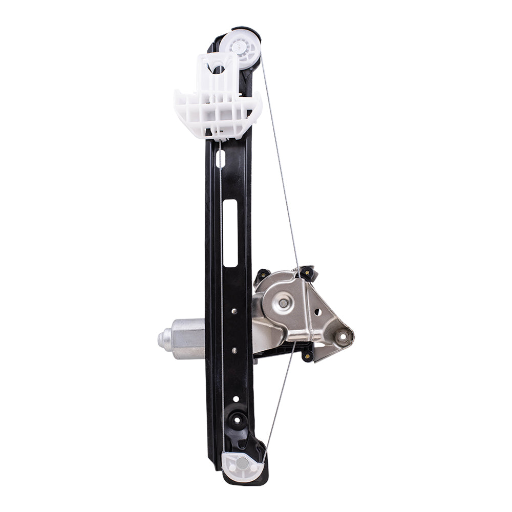 Brock Replacement Driver and Passenger Rear Power Window Lift Regulators & Motors Assemblies Compatible with 2000-2006 Focus 6S4Z5427001A 6S4Z5427000A